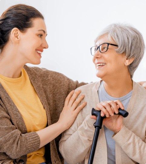 daughther and mother